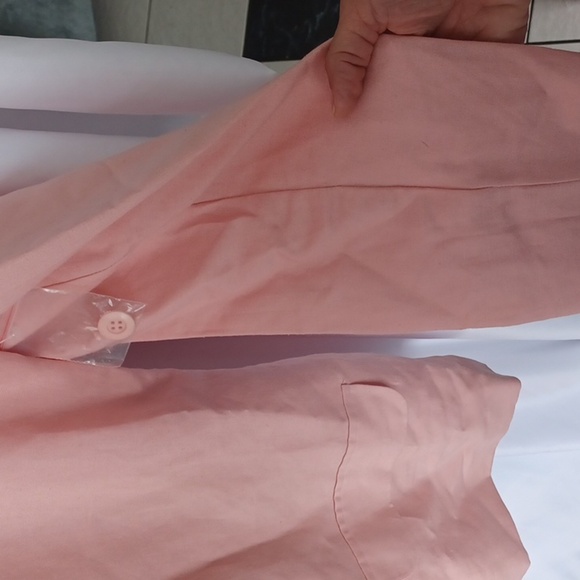 STUDIO 101 3pc Pink top, pants & Jacket Suit Set * sz Large, new old stock, vtg - Picture 4 of 9